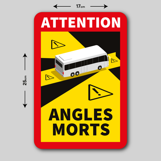 Sticker Angles Morts "Autocar"