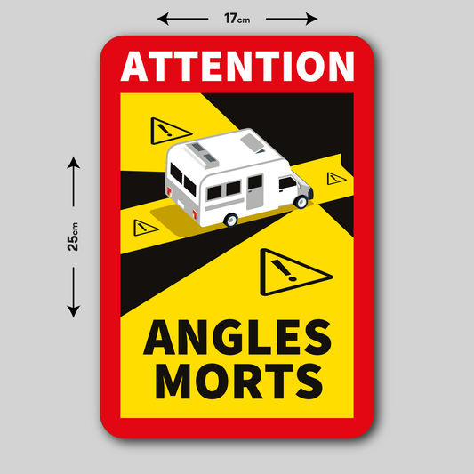 Sticker Angles Morts "Camping-car"