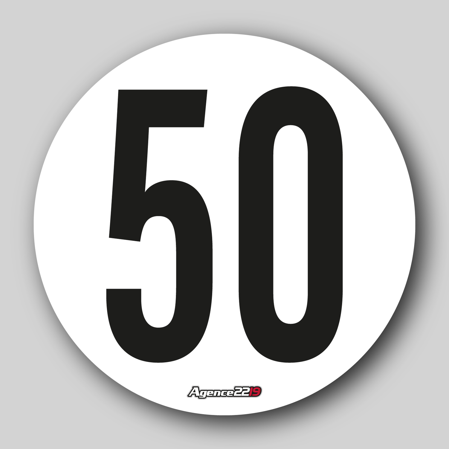 Disque de vitesse "50Km/h"