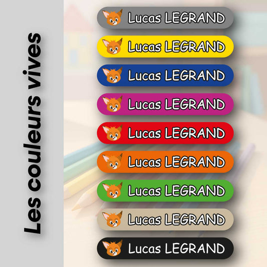 Etiquettes objets 50x8mm