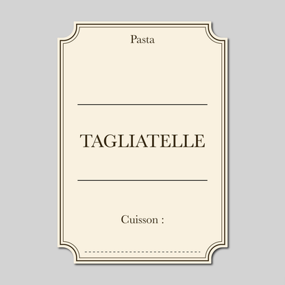 Pack complet – Sticker Pâtes "L'Antiquaire"