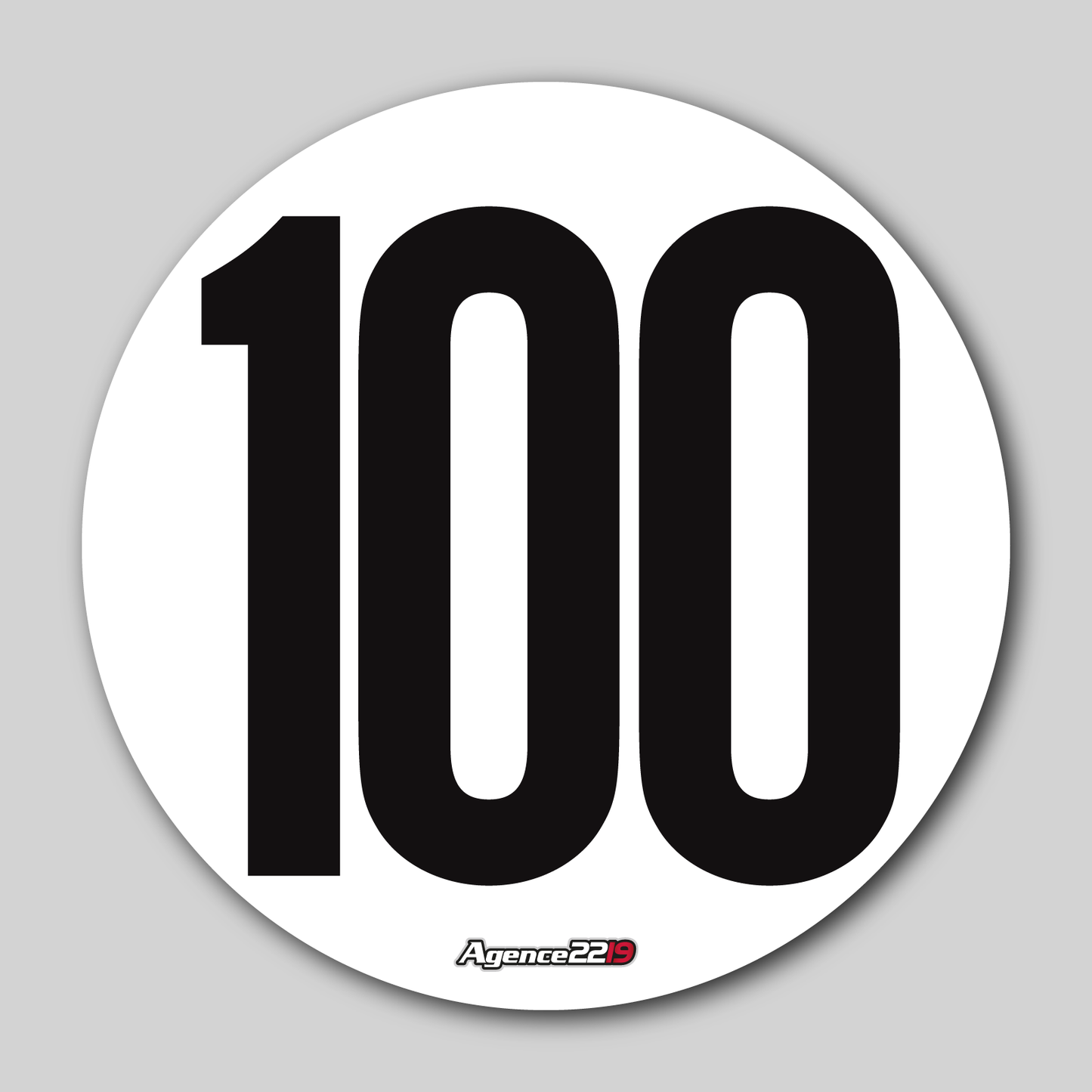 Disque de vitesse "100Km/h"