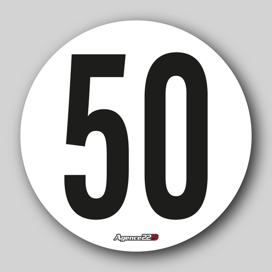 Disque de vitesse "50Km/h"