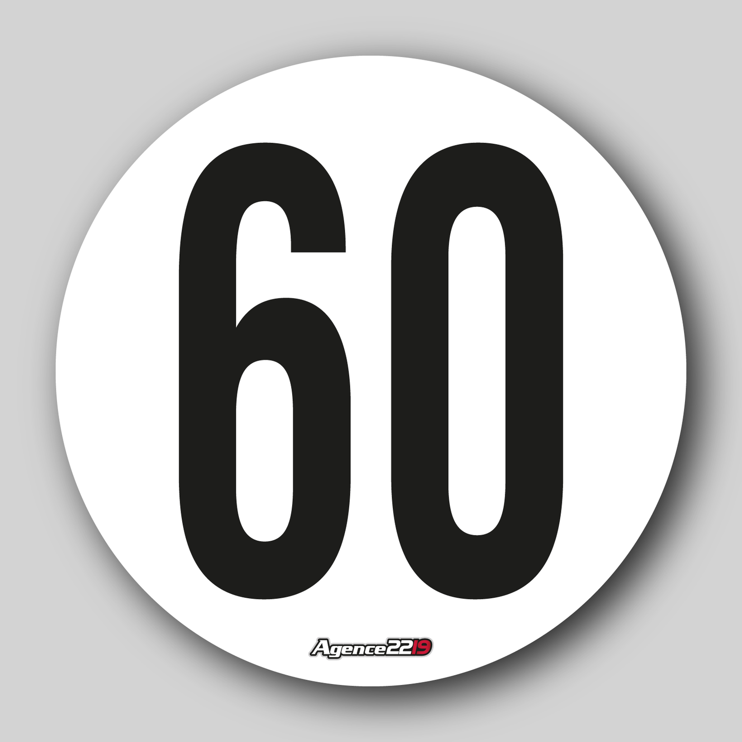 Disque de vitesse "60Km/h"