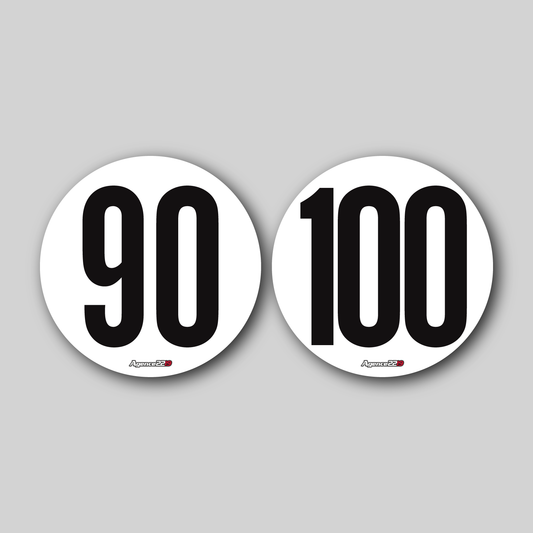 Disques de vitesse "90+100 km/h"