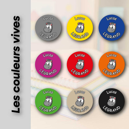 Etiquettes objets rond 32mm