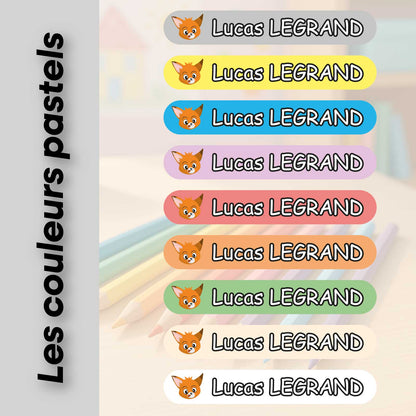 Etiquettes objets 50x8mm